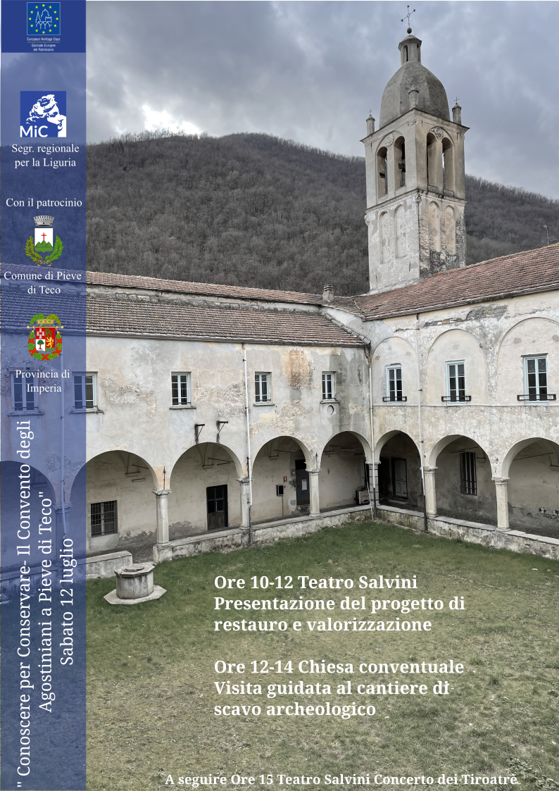 "Conoscere per conservare - il convento degli agostiniani a Pieve di Teco"