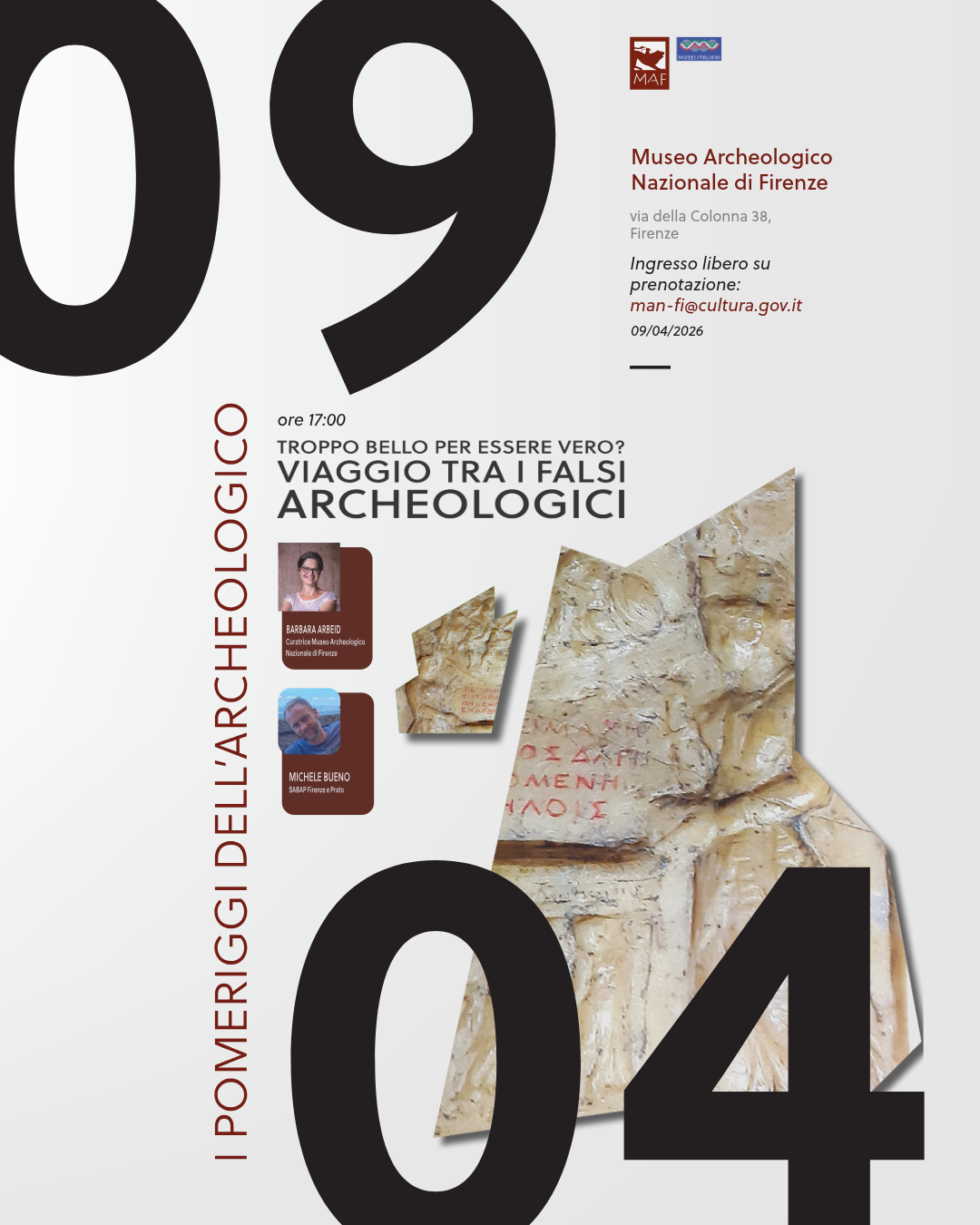 “Troppo bello per essere vero? Viaggio tra i falsi archeologici”