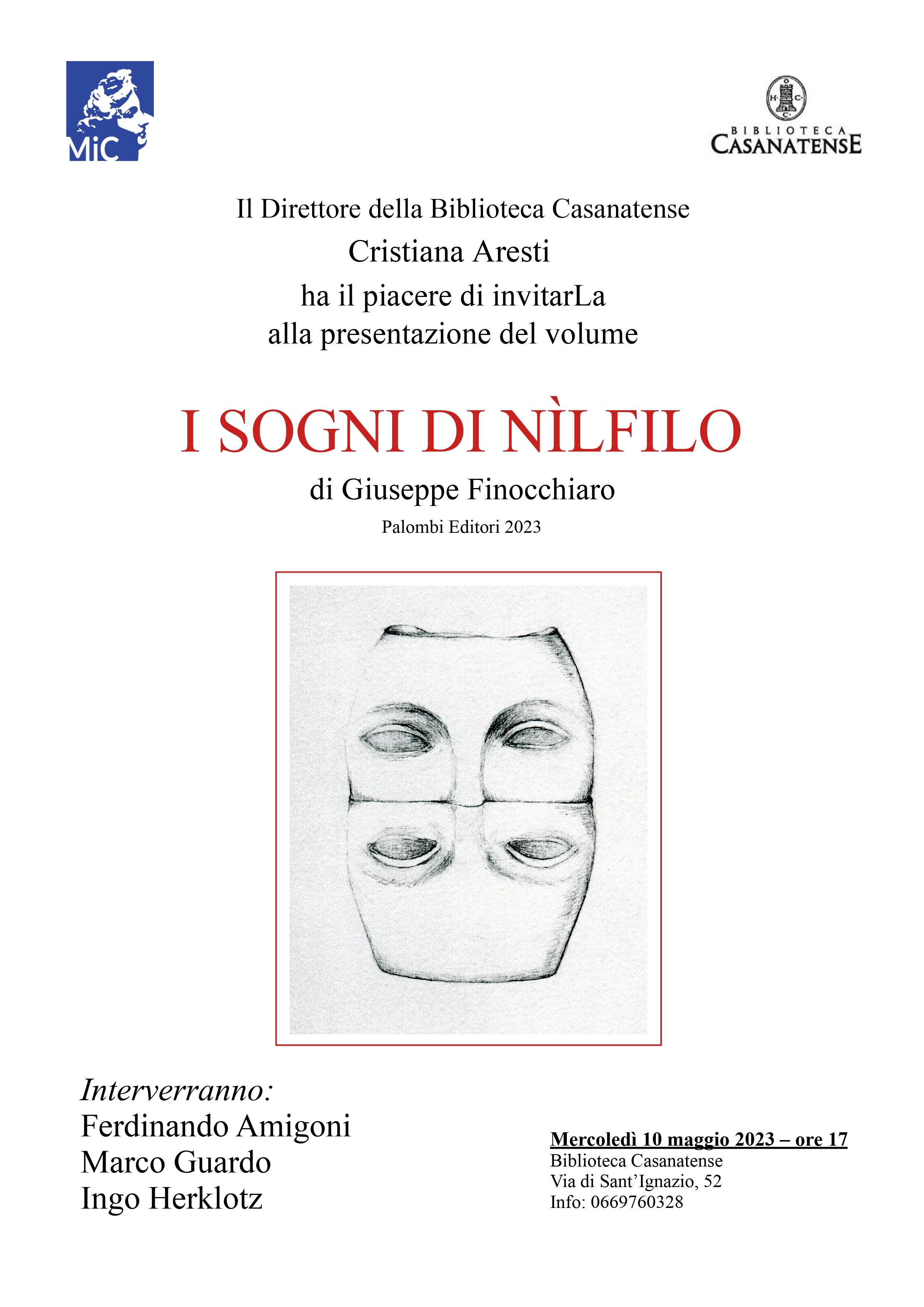 Presentazione del volume "I SOGNI DI NÌLFILO" di Giuseppe Finocchiaro