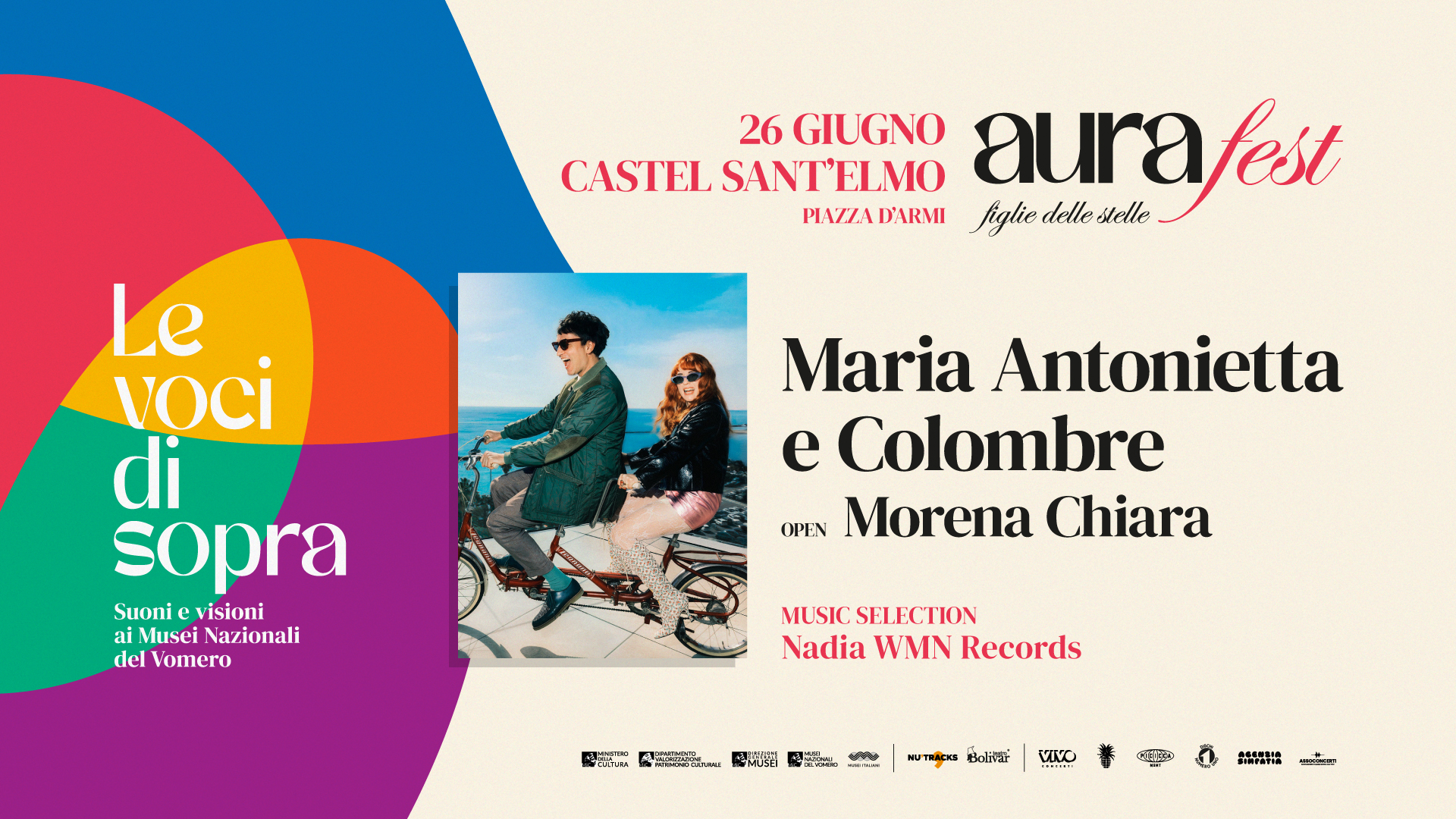 LE VOCI DI SOPRA | Aura Fest | 2° appuntamento: Concerto di Maria Antonietta e Colombre con Morena Chiara