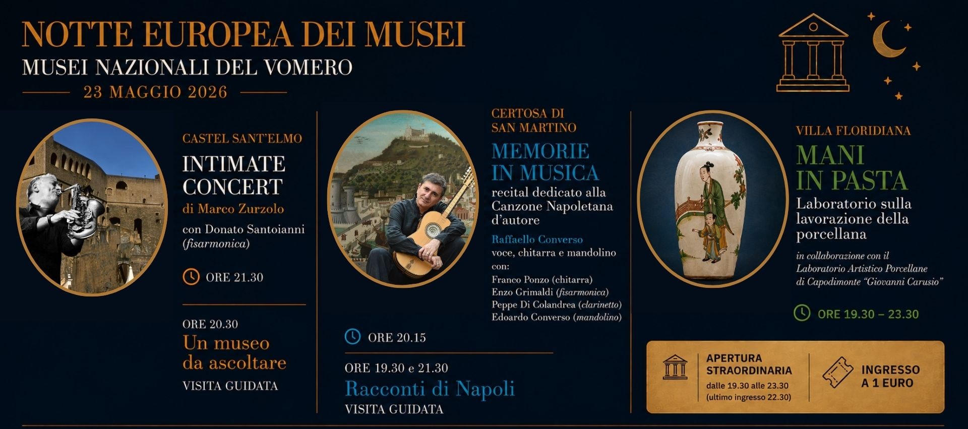 Villa Floridiana | Notte Europea dei Musei 2026 | Mani in pasta. Laboratorio sulla lavorazione della porcellana
