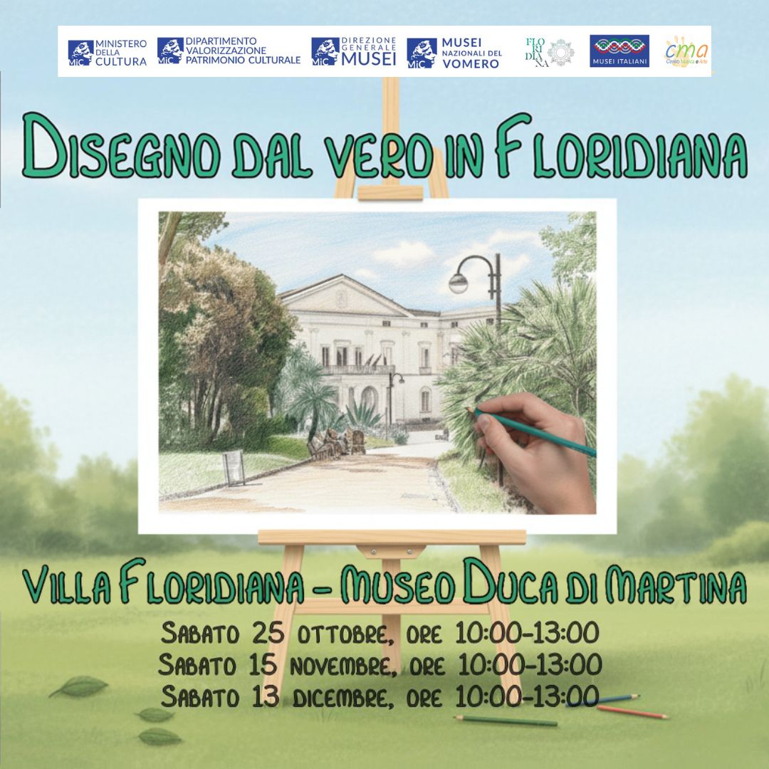 Disegno dal vero in Floridiana | Villa Floridiana | Museo Duca di Martina