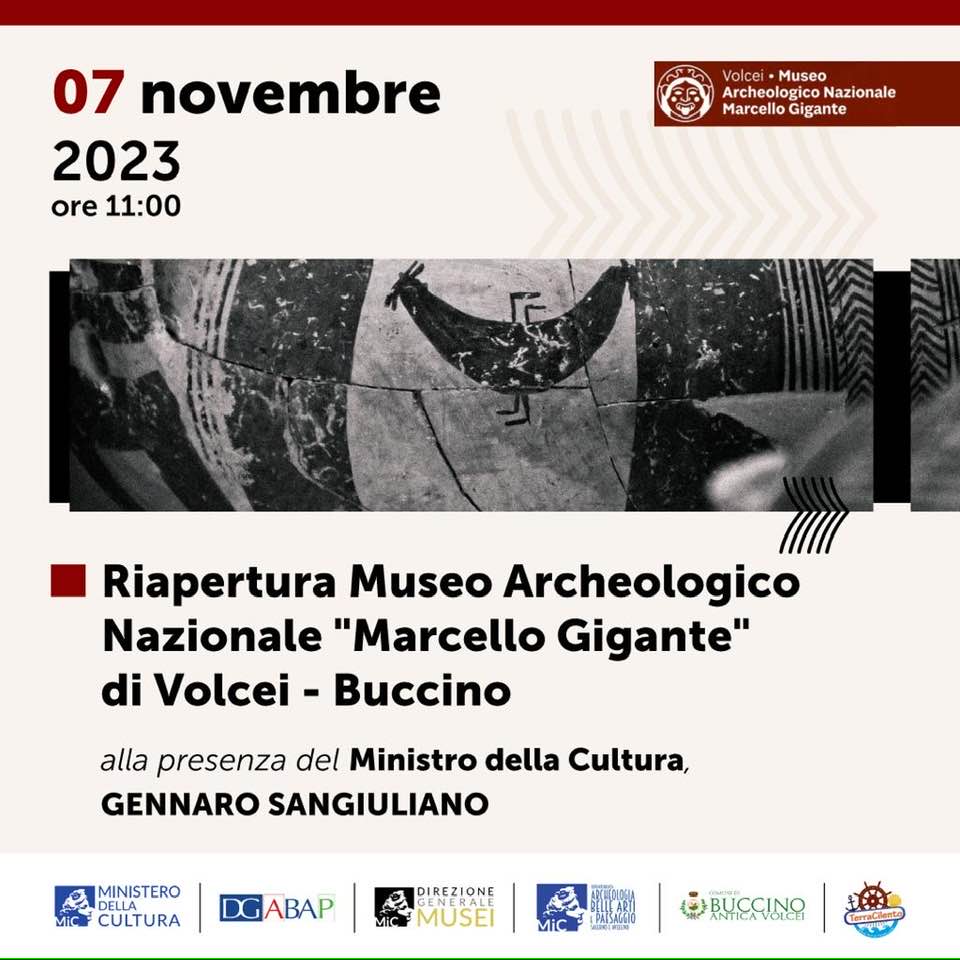 Riapertura del Museo Archeologico Nazionale "Marcello gigante" di Volcei - Buccino