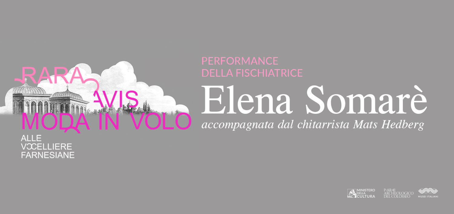 Rara Avis. Moda in volo | Performance della fischiatrice Elena Somarè con il chitarrista Mats Hedberg