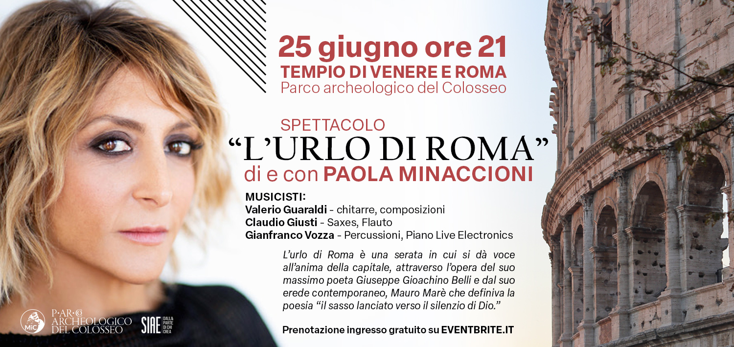 “Urlo di Roma” di e con Paola Minaccioni