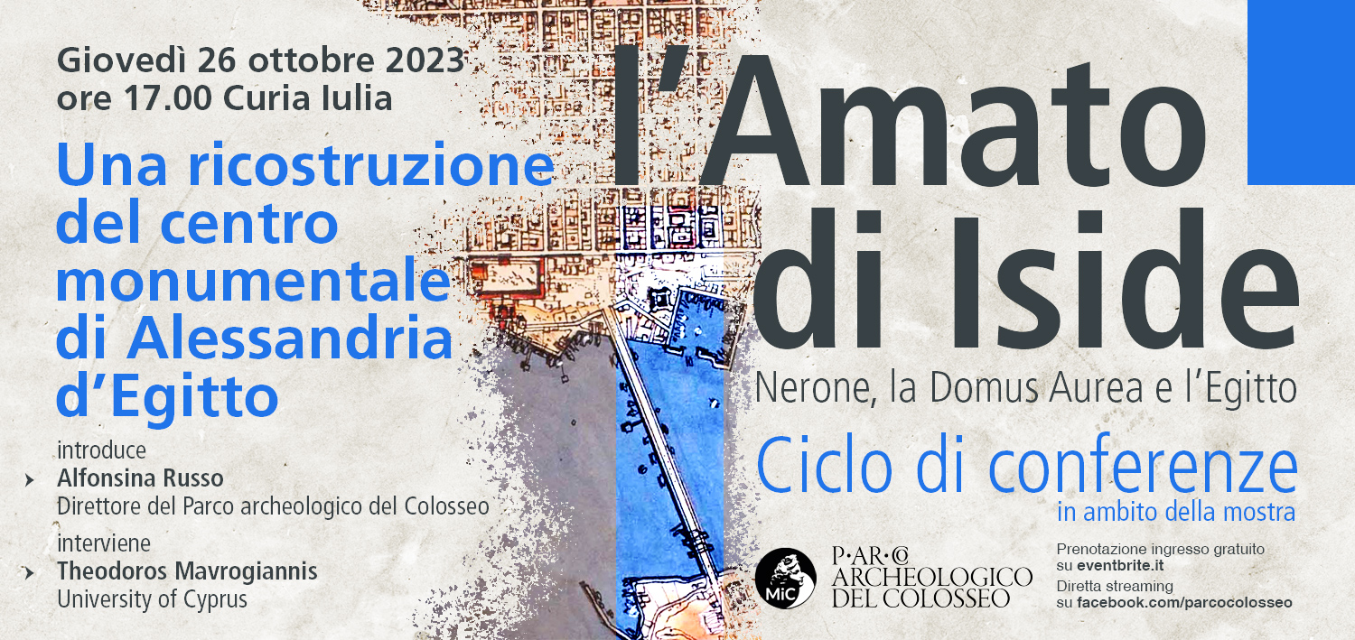 Una ricostruzione del centro monumentale di Alessandria d’Egitto greco-romana