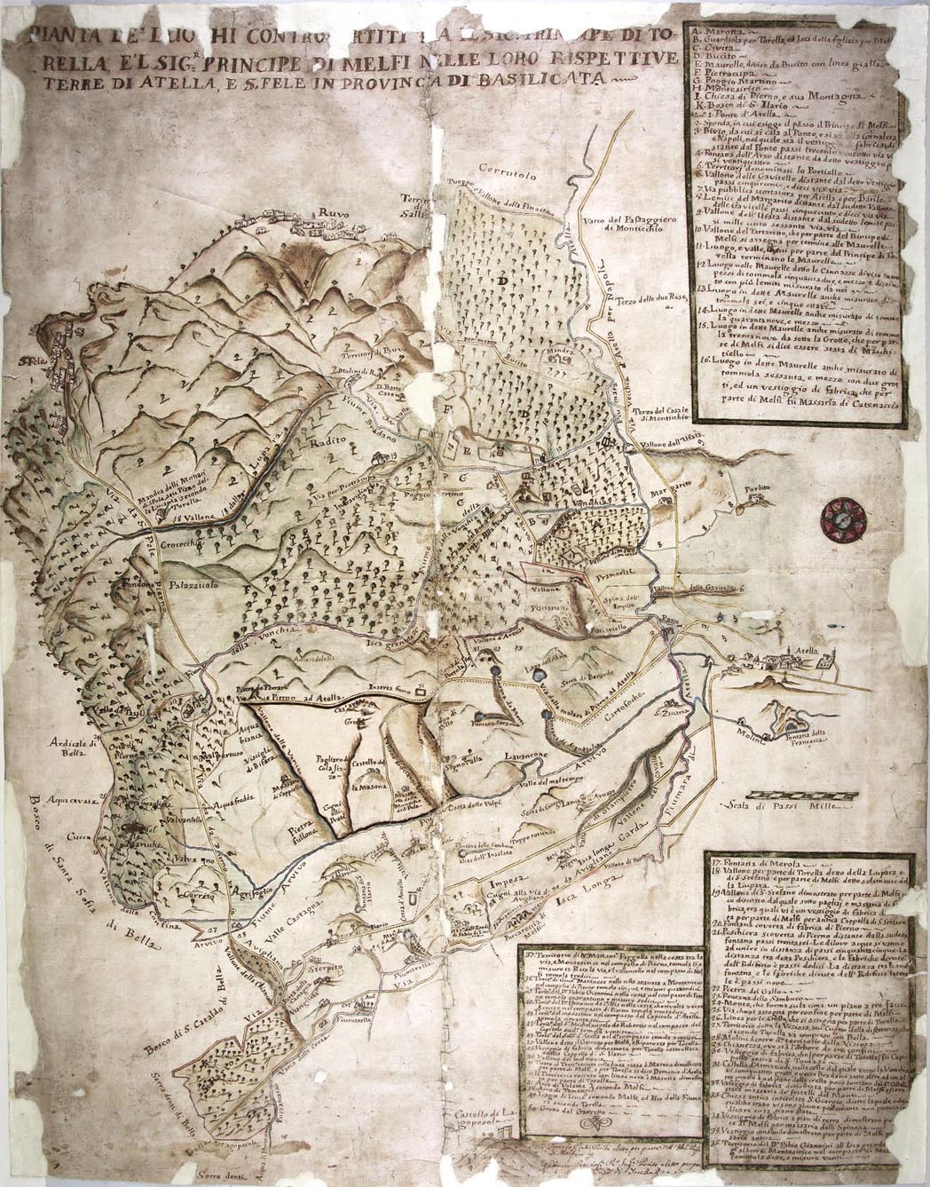 Un patrimonio nascosto: mulini idraulici, documenti inediti e cartografie in Basilicata.